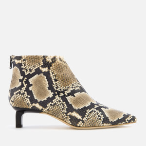 Rejina Pyo Women's Marta Boots - Snake Beige Upper/Black Heel