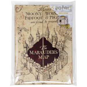 Harry Potter – Cahier A5 – Carte du Maraudeur