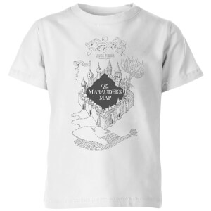 Harry Potter The Marauder's Map Kids' T-Shirt - White