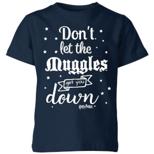 Harry Potter Don't Let The Muggles Get You Down Kinder T-shirt - Navy