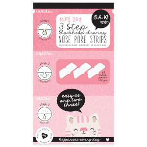 Oh K! Nose Pore Strips trzyetapowa kuracja zwalczająca wągry 4 ml