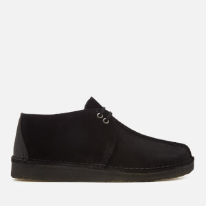 Clarks Originals Men's Desert Trek Suede Shoes - Black