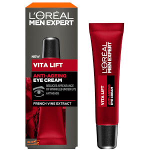 Crema de ojos antiarrugas Vita Lift de L’Oréal Paris Men Expert 15 ml