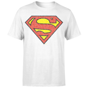 Originals Official Superman Crackle Logo Men's T-Shirt - White