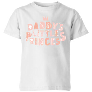 My Little Rascal Daddy's Little Princes Kids' T-Shirt - White