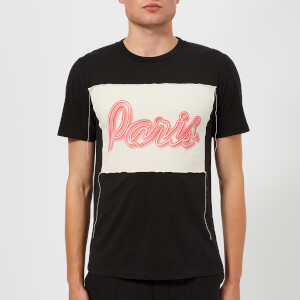 Maison Margiela Men's Paris Regular Fit T-Shirt - Black