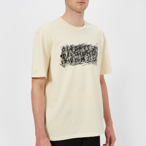 Maison Margiela Men's Mako' Cotton Jersey T-Shirt - Butter