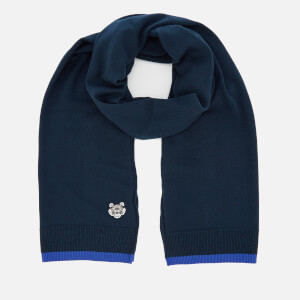 KENZO Men's Tiger Crest Scarf - Navy Blue