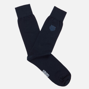 KENZO Men's Tiger Embroidered Socks - Navy Blue