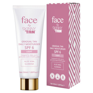 Crema hidratante diaria bronceado gradual Face de SKINNY TAN - Claro 50 ml