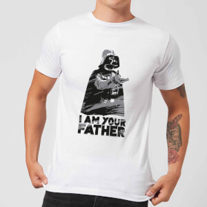 Star Wars Darth Vader I Am Your Father Sketch Men's T-Shirt - White