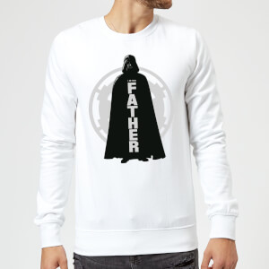 Sweat Homme Dark Vador Père Impérial - Star Wars - Blanc