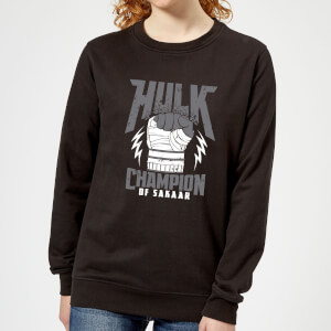 Marvel Thor Ragnarok Hulk Champion Women's Sweatshirt - Black