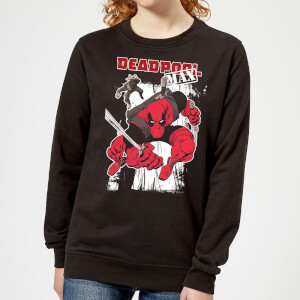 Sudadera Marvel Deadpool Max - Mujer - Negro