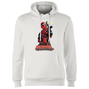 Marvel Deadpool Hey You Hoodie - White