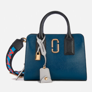 Marc Jacobs Women's Little Big Shot Tote Bag - Blue Sea/Multi