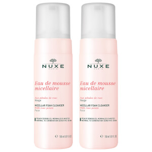 NUXE Rose Petals Micellar Cleanser Foam Duo 2 x 150ml
