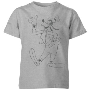 T-Shirt Enfant Disney Dingo Pose Classique - Gris