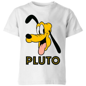 Disney Pluto Face Kids' T-Shirt - White