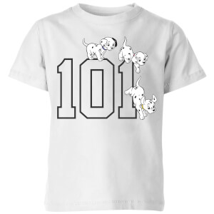 T-Shirt Enfant Disney 101 Chiots 101 Dalmatiens - Blanc