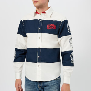 Billionaire Boys Club Men's Striped Poplin Shirt - White