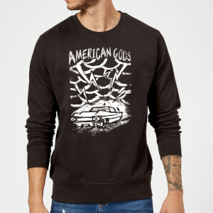 American Gods Car Storm Trui - Zwart