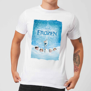 Frozen Snow Poster Men's T-Shirt - White