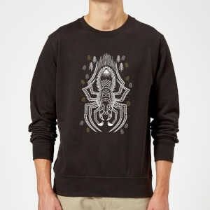 Harry Potter Aragog Line Art Sweatshirt - Black