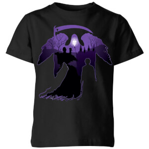 Harry Potter Graveyard Silhouette Kids' T-Shirt - Black