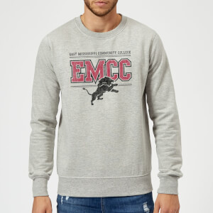 East Mississippi Community College Lions Distressed Sweatshirt - Grey