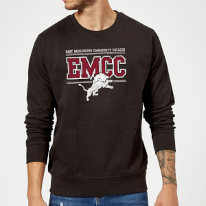 East Mississippi Community College Distressed Lion Sweatshirt - Black