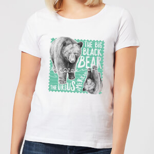 Natural History Museum The Big Black Bear Women's T-Shirt - White