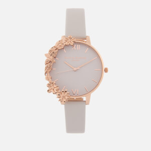 Olivia Burton Women's Case Cuffs Watch - Blush & Rose Gold
