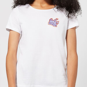 Natural History Museum Triceratops Badge Women's T-Shirt - White