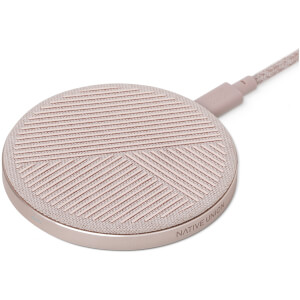 Native Union Drop Fabric Charging Pad - Rose