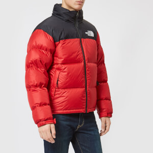 1996 retro nuptse jacket red