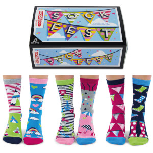 United Oddsocks Women's Sock Fest Socks Gift Set