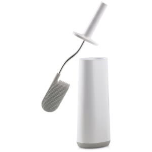 Joseph Joseph Flex Plus Smart Toilet Brush - White/Grey