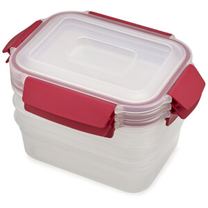 Joseph Joseph Nest Lock 3-Piece Container Set Of 3 - 1.1L - Red