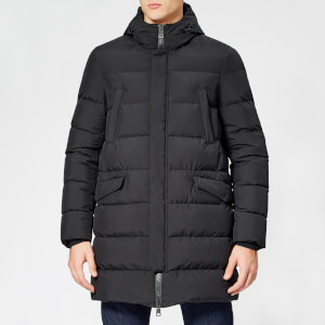 Herno Men's Laminor Gore Tex Long Down Jacket - Black