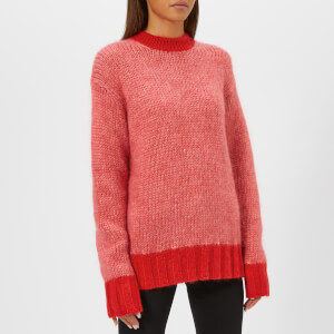 McQ Alexander McQueen Women's Mohair Jumper - Pink Melange