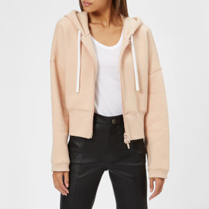 T by Alexander Wang Women's Heavy French Terry Cardigan Sweatshirt - Apricot