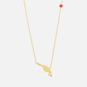 Anni Lu Women's Kiss Kiss Bang Bang Necklace - Gold