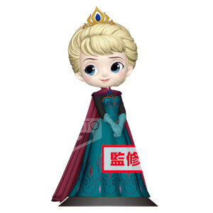 Figurine La Reine des neiges Elsa Reine 14 cm (Version Classique ) Disney - Banpresto Q Posket