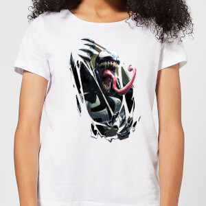 Venom Chest Burst Women's T-Shirt - White