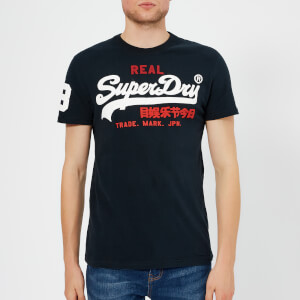 Superdry Men's Vintage Logo Tri T-Shirt - Eclipse Navy