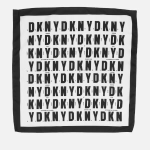 DKNY Women's Logo Print Scarf - Black/White (Free Gift) DKNY Women's Logo Print Scarf - Black/White (Free Gift)