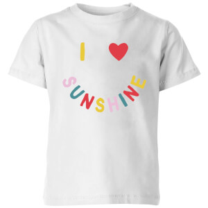 My Little Rascal I Love Sunshine Kids' T-Shirt - White