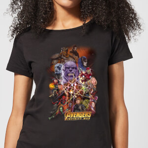 T-Shirt Femme La Team Avengers - Noir