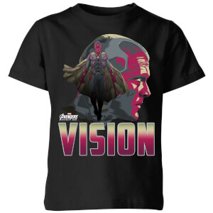 Avengers Vision Kids T-Shirt - Schwarz